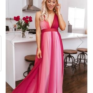 Ombre Maxi Dress